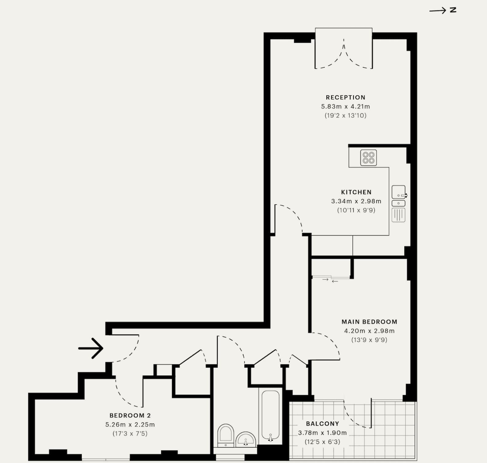 One Dunston Road floor plan image